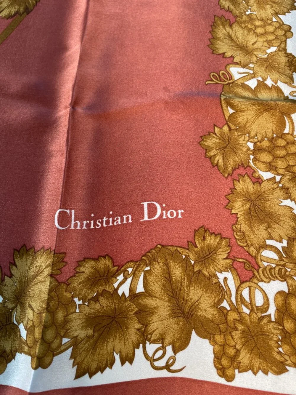 Vintage Christian Dior Silk Scarf